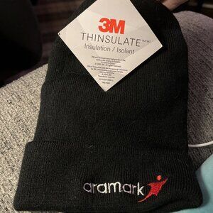 3M Thinsulate Knit Beanie Ribbed Thick Winter Warm Slouchy Black Men's Cap 40g
